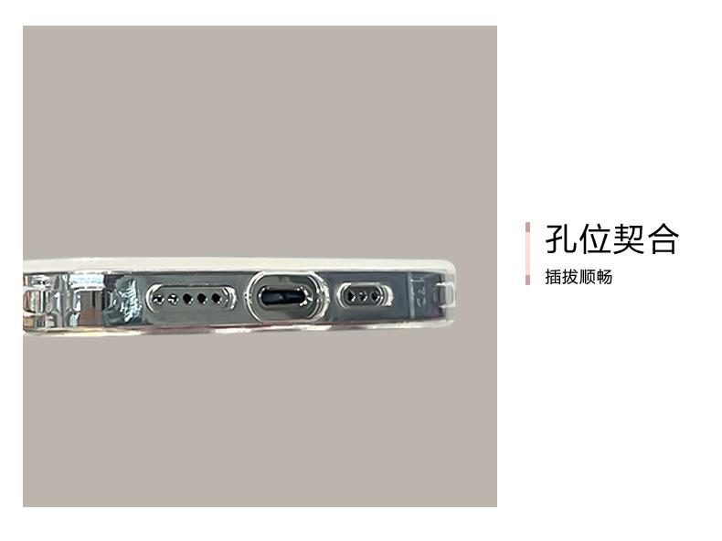 【iPhone 16】香檳色蝴蝶結羽紗紋手機殼適用蘋果